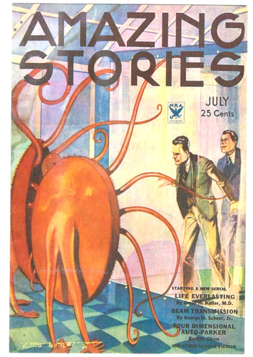 Science fiction comic - science,