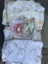 Set of 3 Pairs Of Matching Curtains, Table Cloth And Table Runner