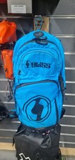 BLISS PROTECTION, 12L CYCLING BACKPACK IN BLUE WITH BACK PAD used once excellent