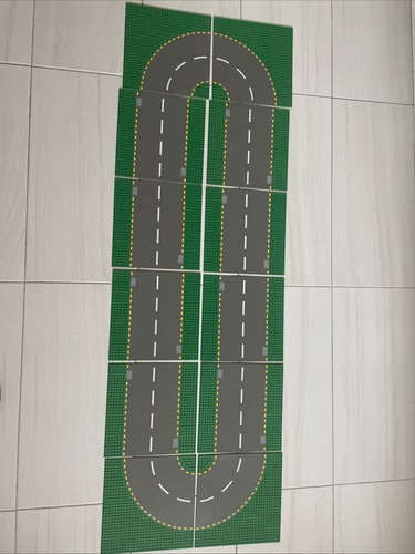 Lego baseplate road - baseplate, layout