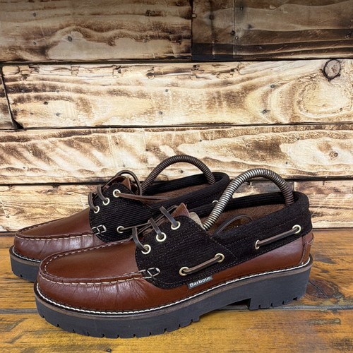 Barbour darras brown leather - darras,