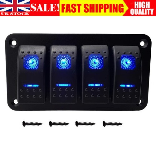 Gang rocker switch panel led - 4,