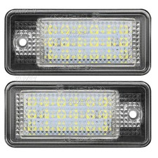 2x Xenon White LED License Number Plate Light Lamp for Audi A3 8P 04-2009 A4 A6
