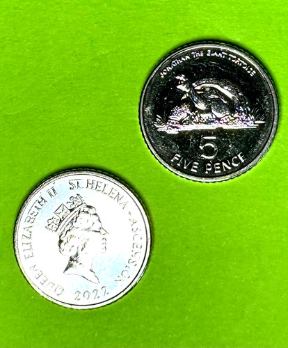 Saint helena coin pence - saint, 5p