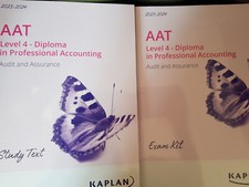 AAT LEVEL 4 KAPLAN AUDIT AND ASSURANCE (2 BOOK SET) (STUDY TEXT AND EXAM KIT)