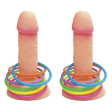2 X PENIS WILLY RING TOSS