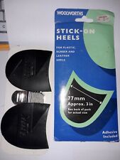 VINTAGE WOOLWORTHS STICK ON HEELS WITH GLUE. UNUSED
