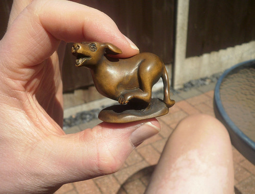 Hand carved wood - ,