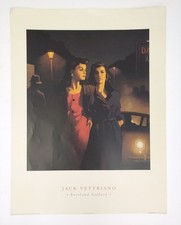 Jack Vettriano 'Sweet is the Night' Portlaand Gallery, London Poster 1994