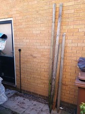 Round Fence Post Varied Sizes X 5  1.57m  - 80x1 1.70m-60mm x2 2.40m -60mm X2.4m