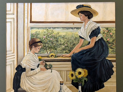 Acrylci canvas after - ,