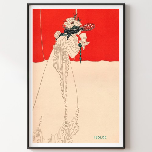 Aubrey beardsley isolde - beardsley,