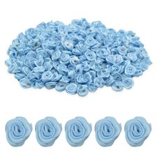 15mm Satin Ribbon Roses -