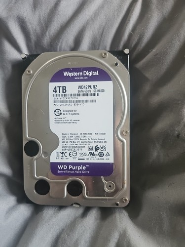 Western digital purple - purple, 4tb