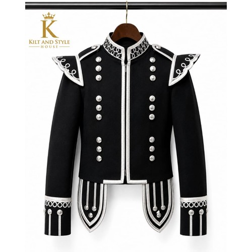 Black scottish military - black,