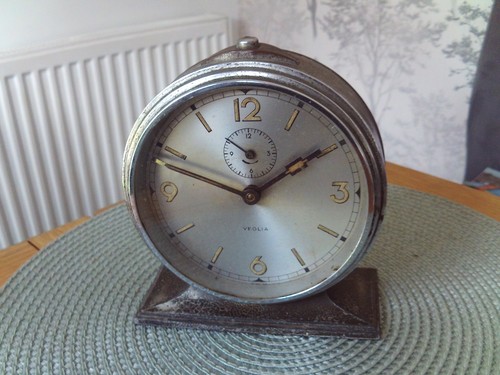 Vintage veglia chrome alarm - veglia,