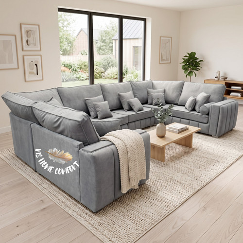 Large shaped corner sofa 7 - corner, 6