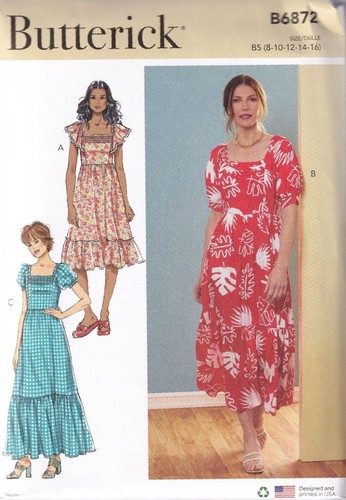 Butterick b6872 dresses - dresses, sewing