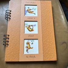 Winnie The Pooh Tigger Photo Album - 8 Double Sided Pages 10.5 X 8”