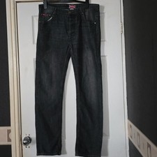 Lee Cooper black straight leg