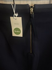 Boden Navy Blue Pencil Skirt Size 14 Knee Length