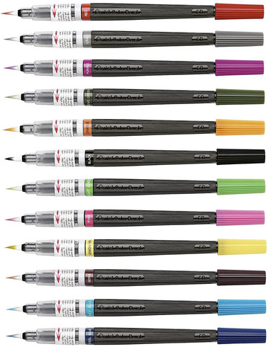 Pentel arts colour brush - arts, pen