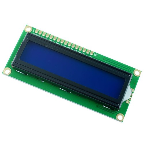 Blue 16x2 lcd display - lcd, module