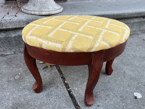Vintage upholstered vanity - upholstered,