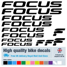 Focus bike decals labels