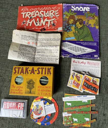 Vintage puzzle games - vintage,