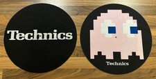 2 Slipmats - 1 Technics, 1 Pinky! 1200 / 1210 12" Vinyl Record DJ turntable