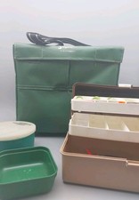 Stephens of Birmingham Fishing Seat & Box /Plastic Boxes/Weights  (B31)