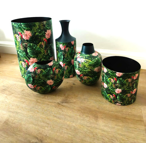 Tropic metal planter vase xl - planter,,