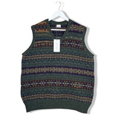 Eribe Wool Fair Isle Tank Top