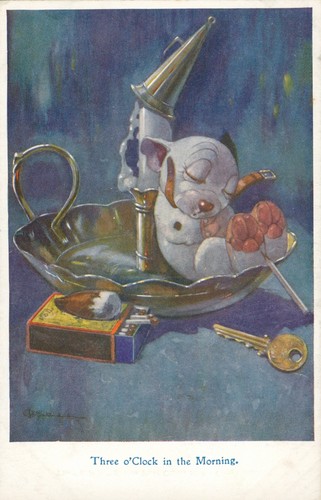 Bonzo postcard george - bonzo,