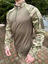 Men's tactical shirt UBACS khaki multicam S-XL. Combat shirt ubacs multicam