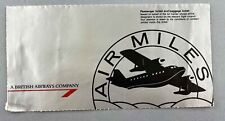 BRITISH AIRWAYS AIRMILES