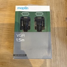 Maplin 1.5m VGA Cable, New in