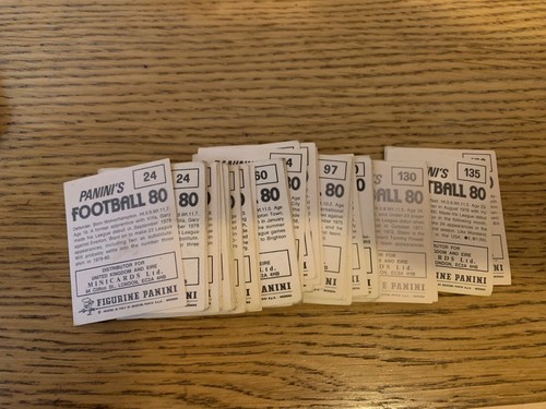 Panini football stickers - 80,