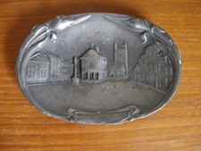 Small Art Deco Metal Pin Tray Dish     (R67)
