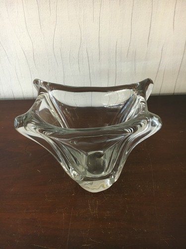 Daum crystal vase - crystal,