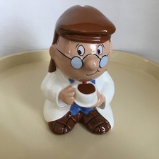WADE  Tetley Tea Folk Gaffer Ceramic Money Box 15cm- 1996-Novelty Money Box New