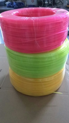 Fibre optic side glowing
