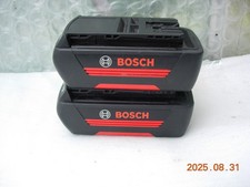 2 x Bosch 36V Lithium-Ion Battery 1.3ah compact both hold a  full charge