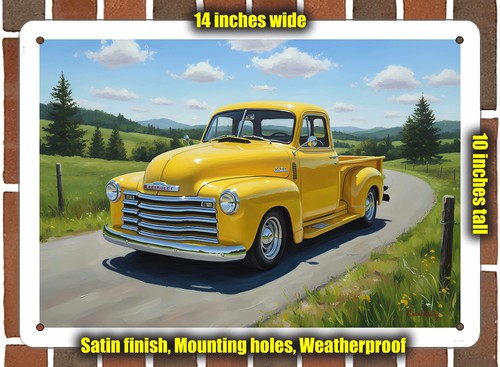 Metal sign 1949 chevrolet - sign,