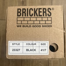 Brickers Black Sandals Size 7