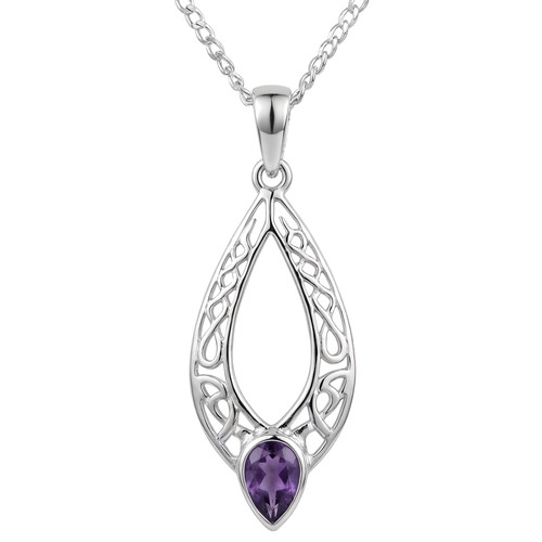 Sterling silver celtic - silver, pendant