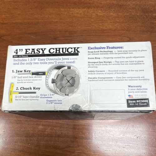 Easy chuck 4in - chuck, 4-jaw
