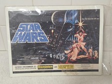 Star Wars - Mini Quad Advertising Poster for first showing in British Cinemas