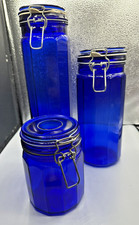 VTG Set/3 Cobalt Blue 12-Sided